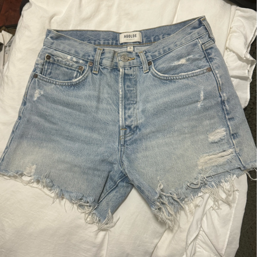 Agolde denim shorts